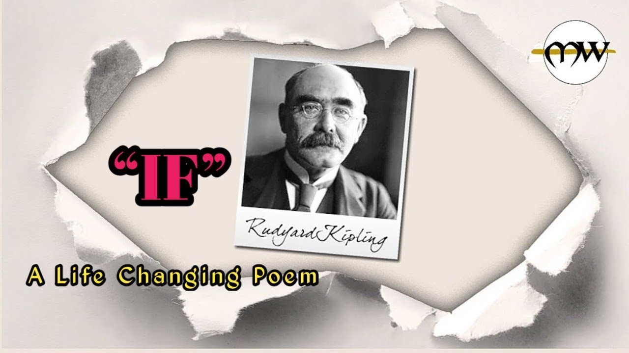 “IF” Poem with Hindi entitled Rudyard Kipling Motivational Poetry