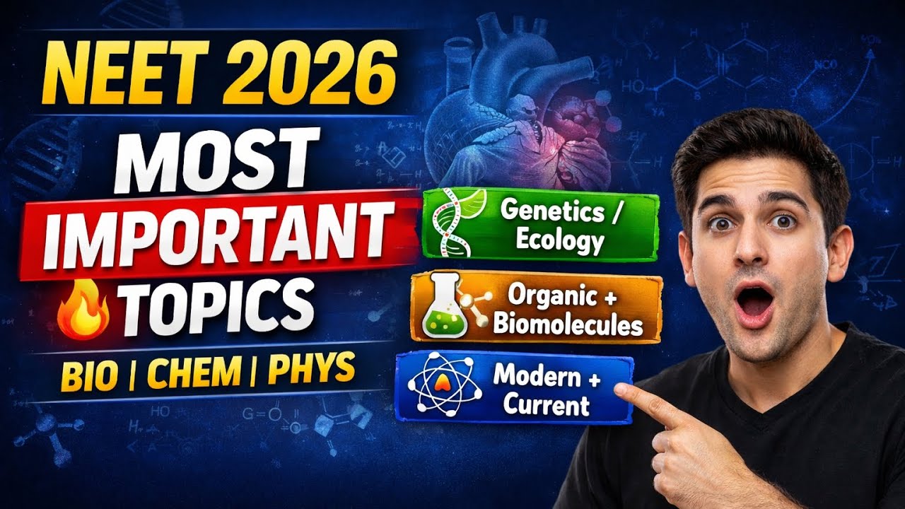 Must knows for NEET-UG 2026 exam syllabus! #neetug2026 #neet #medical #doctors #youtube 