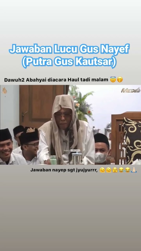 JAWABAN LUCU PUTRA GUS KAUTSAR