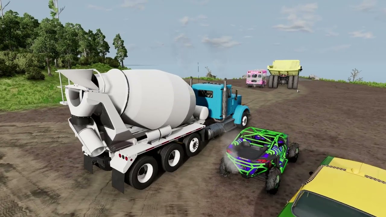 Realistic High-Speed Car Crashes in BeamNG.drive #107 | Ultra Detailed Crash Compilation