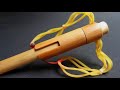 Cool "Panpipe" Survival Bamboo Slingshot You Can Do | Wooden DIY