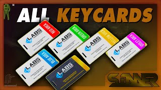 Collecting ALL Colored Keycards | Escape From Tarkov EFT