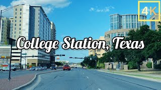 College Station, Texas  Driving Tour 4K