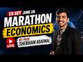 CSEET Marathon | Economics | June 2026 | New Syllabus | Prof. Shubham Agarwal