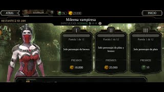Mortal Kombat X - Desafio Milena Vampiresa (Team 1 hasta Team 9)