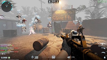 CS2 Zombie Escape ze_silent_hill_blackblood (All Stages) On PSE Server