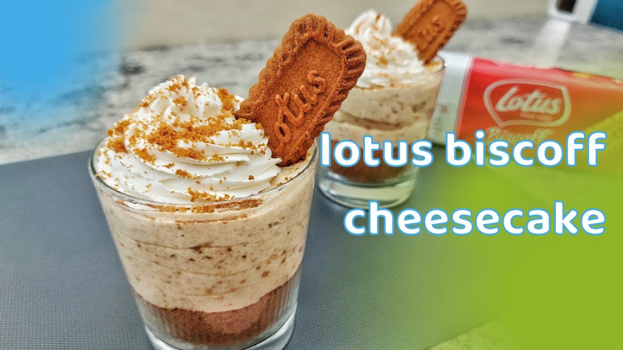Бисквитный чизкейк Лотос (без желатина, без холодильника, без выпечки)