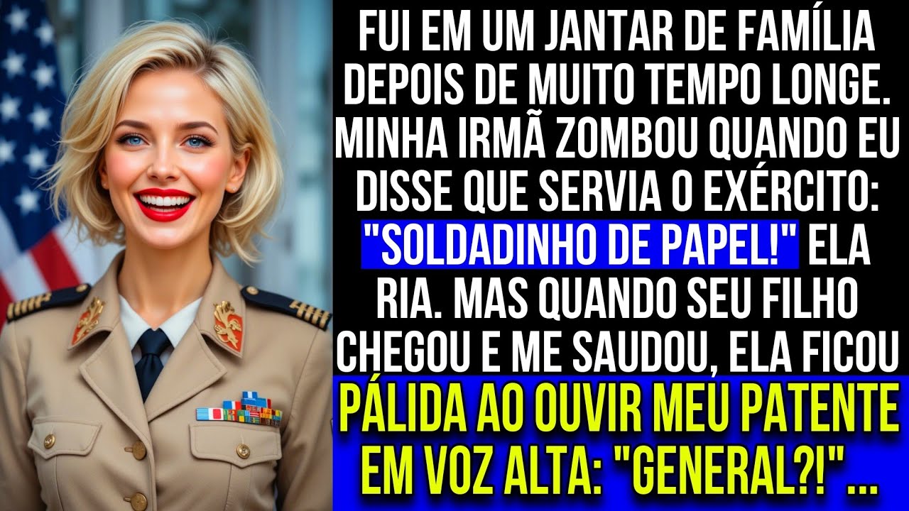 Minha irmã zombou de mim na frente de todos — então seu filho, o piloto, saiu e me saudou