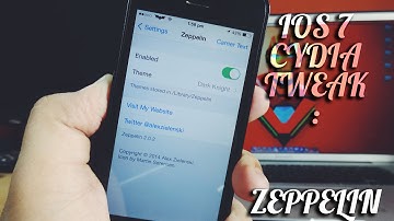 iOS 8 Jailbreak Tweak : Zeppelin - change your carrier logo to a custom logo !