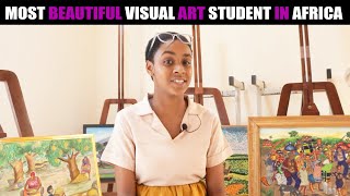 Most Beautiful Visual Art Student In Africa. | A Day In Her Life