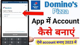 domino's account kaise banaen | How to make account in domino's | domino's ki id kaise banaen screenshot 3