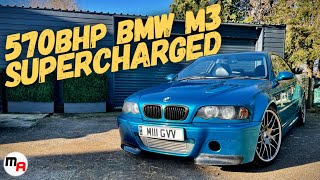 BRUTAL 570BHP E46 BMW M3 SUPERCHARGED