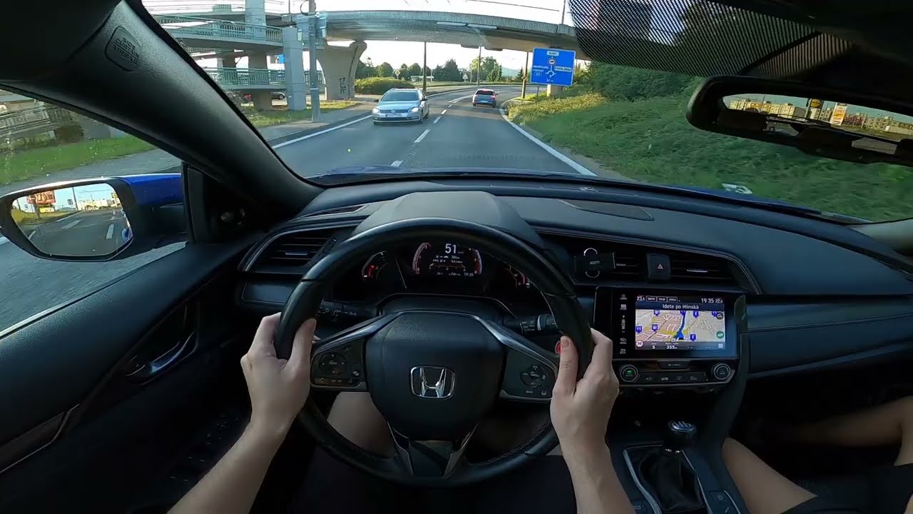 2018 Honda Civic 10g Sport 1.5 VTEC Turbo - POV Test Drive