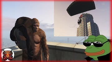 Gorilla drop Jamal of a building | Gulag Gang | NoPixel | GTARP