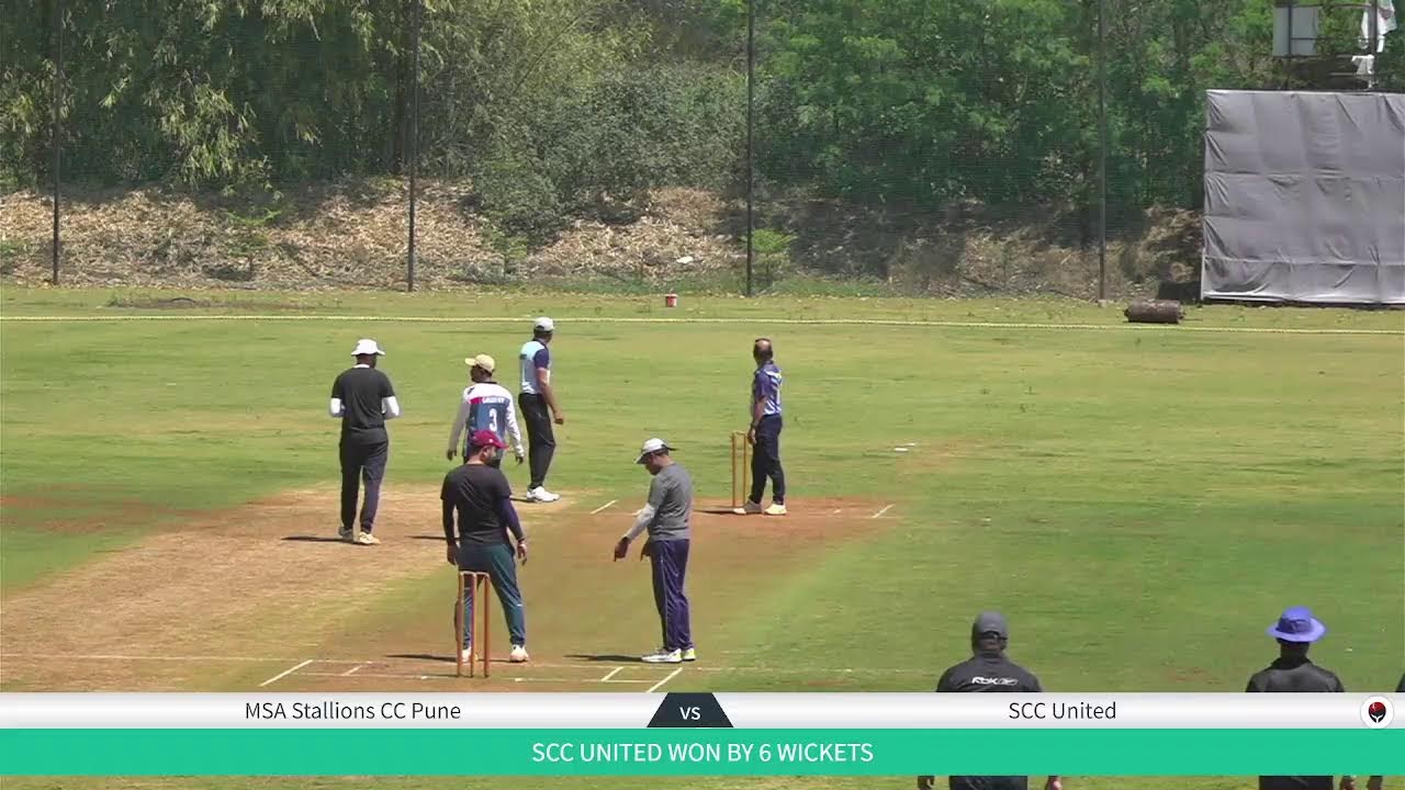 Mahil Sports   KPL OPEN CorporateT20 Season4 Match 16 MSA Stallions CC Pune Vs SCC United