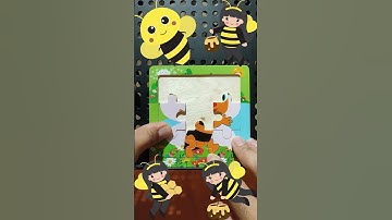 Honey Bee Jigsaw Puzzle ❗❗Game for Kids #shorts