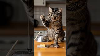 Shocking! 😱😱The cat sets a trap and waits in silence
