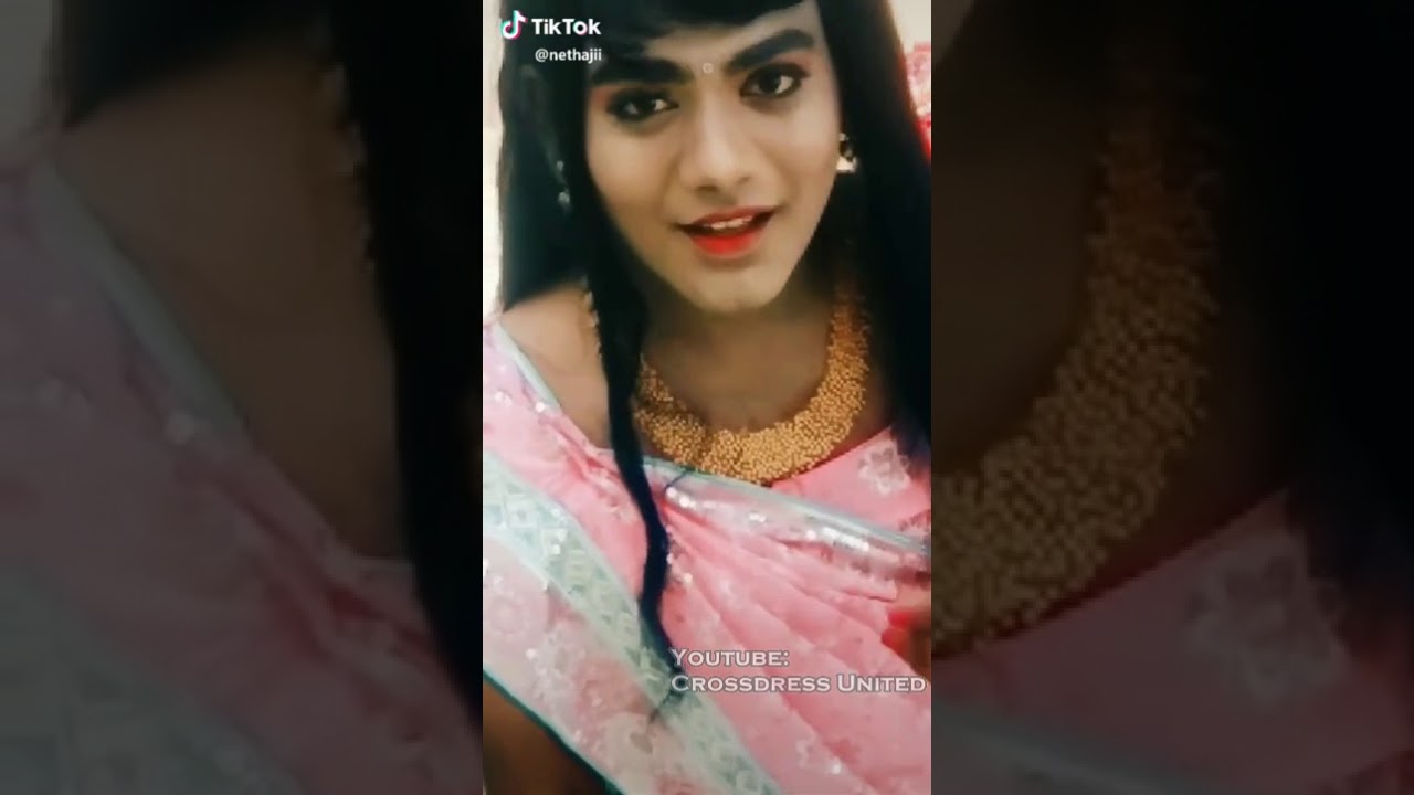 Boy dressed as girl random cuts