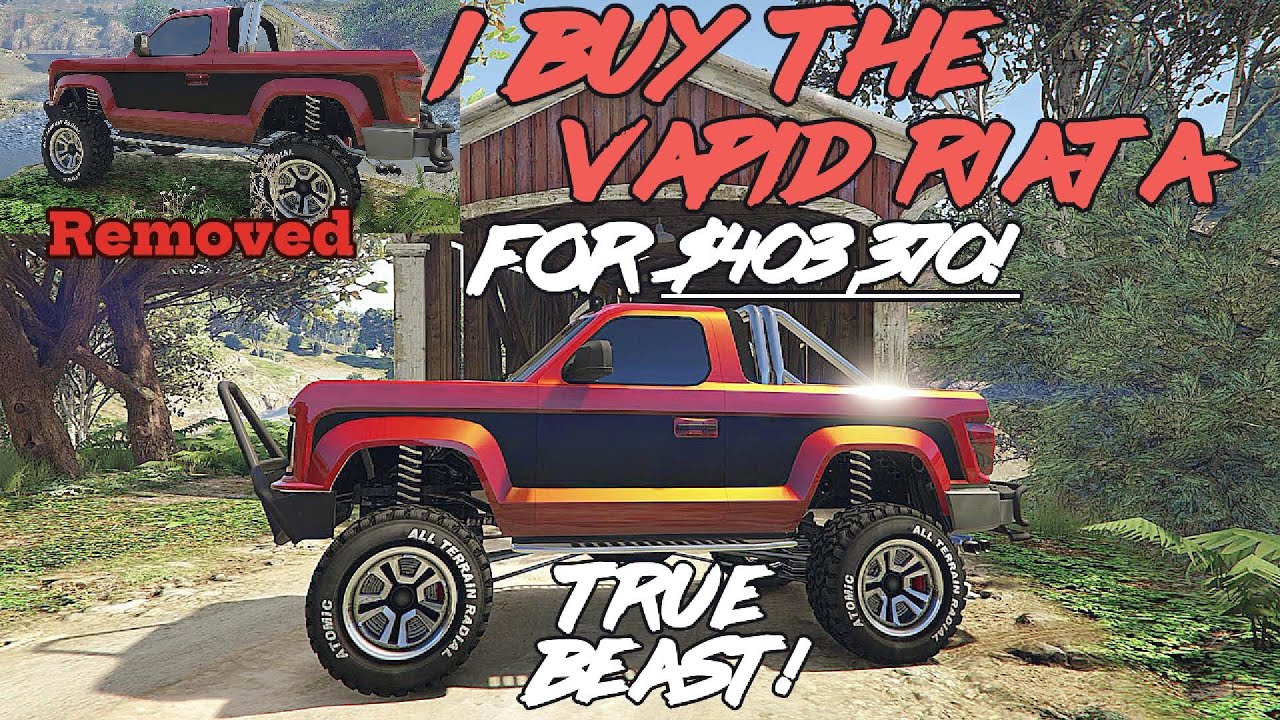 elf bar vape uk I buy the removed Vapid Riata 4X4 for ONLY $403,370! Buy this BEAST!