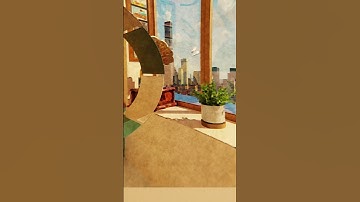 Making a retro painting in blender #3danimation #b3d #blender3d #3dcompositing