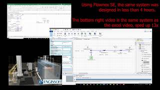 Flownex SE vs excel for designing boilers and piping