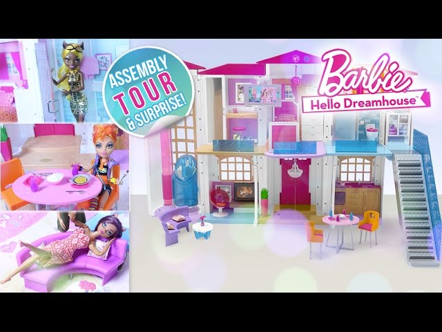 Barbie Dreamhouse 2017 - 6 Barbie Dollhouse Unboxing Review Baribe