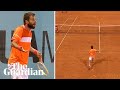 Unlucky madrid open match riddled with bizarre incidents