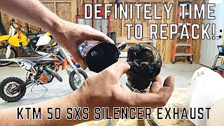 KTM 50 SX Silencer Repacking for Exhaust