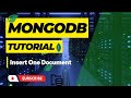 #15: Insert One Document in MongoDB | how to insert document in mongodb | MongoDB Tutorial Hindi