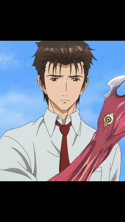 Shinichi destroyed the parasite with a stone🔥 #shorts #anime