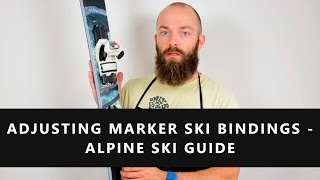 マーカースキービンディングの調整-アルペンスキーガイド