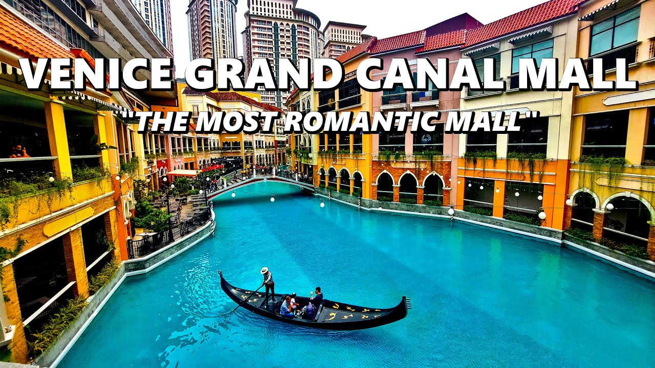 INSIDE THE VENICE GRAND CANAL MALL | VENICE PLAZA - The Most Romantic Mall in the Philippines [4K]