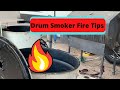 Easy Fire Management in a Drum Smoker