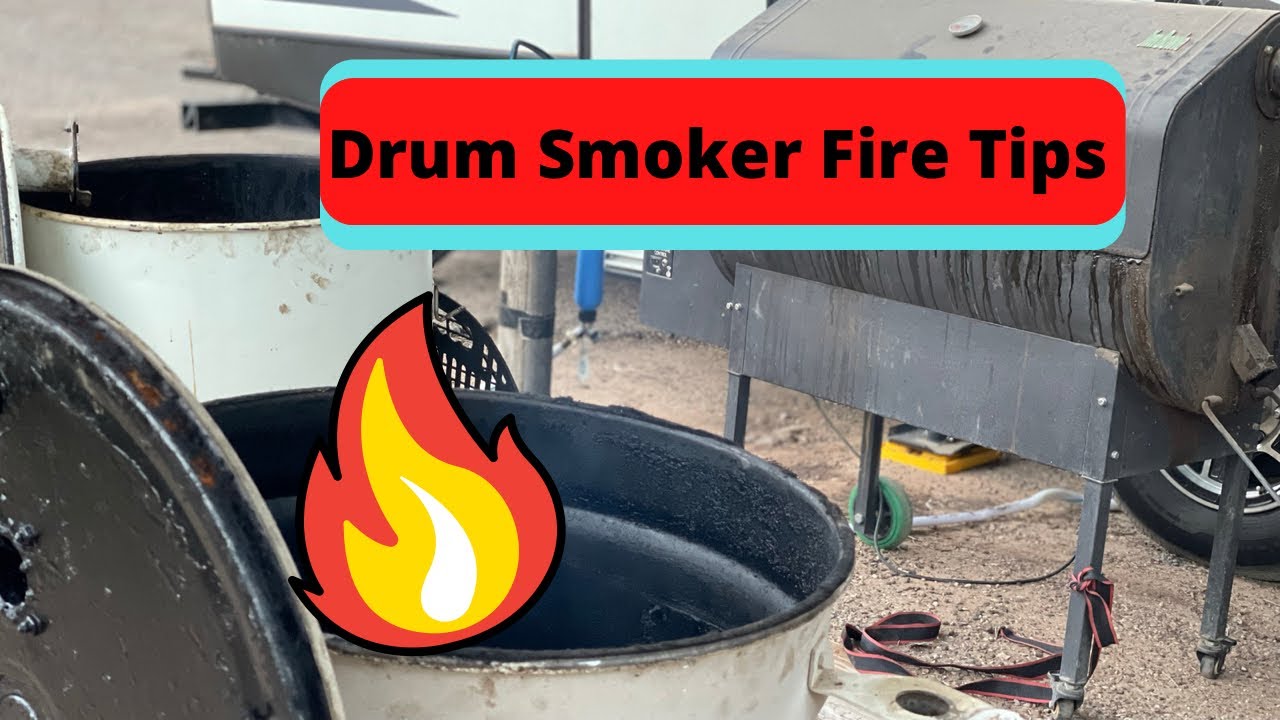 Easy Fire Management in a Drum Smoker