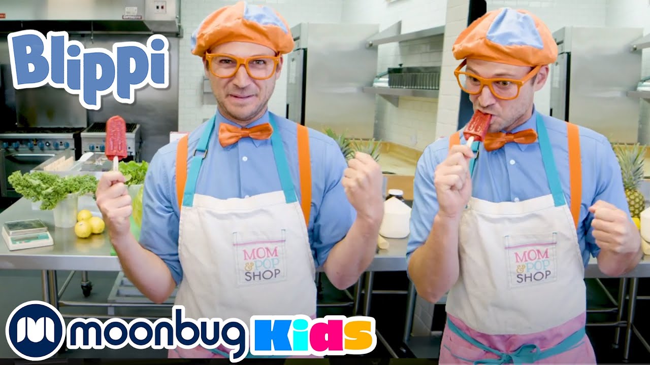 ⁣أغاني للأطفال | بليبي مصاصة  الثلج | برامج كرتون للصغار | Arabic Blippi Visits Mom and Pop Popsicles