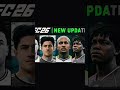 NEW face scans coming to FC 26 with World’s Game Update Rogers ☑️ Dorgu ☑️ Lammens ☑️ + more #fc26