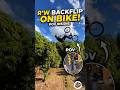 Insane BMX Backflip! 😱 | First Person POV View 🚲 #shorts #BMX #Backflip #CyclingStunts #POV #MTB