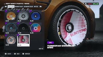 How to Change Wheel/Rim Size and Color in NFS Unbound #needforspeed