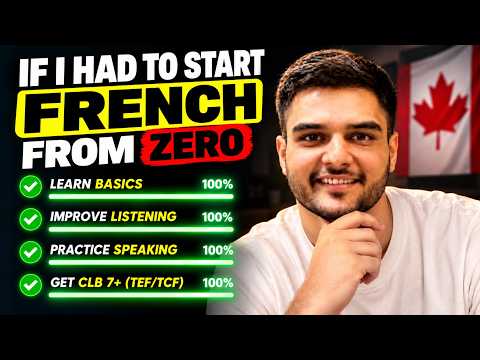 If I had to start French from ZERO, this is what I will do...