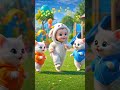 Baby Aur Billi Dance Party 😻🕺#ai #shorts #cartoon #laguanakbalita #viral