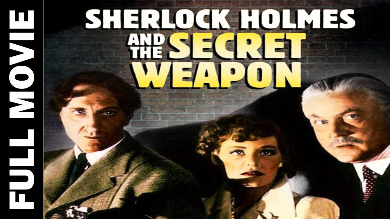 Sherlock Holmes Mystery Thriller Movie The Secret Weapon Basil