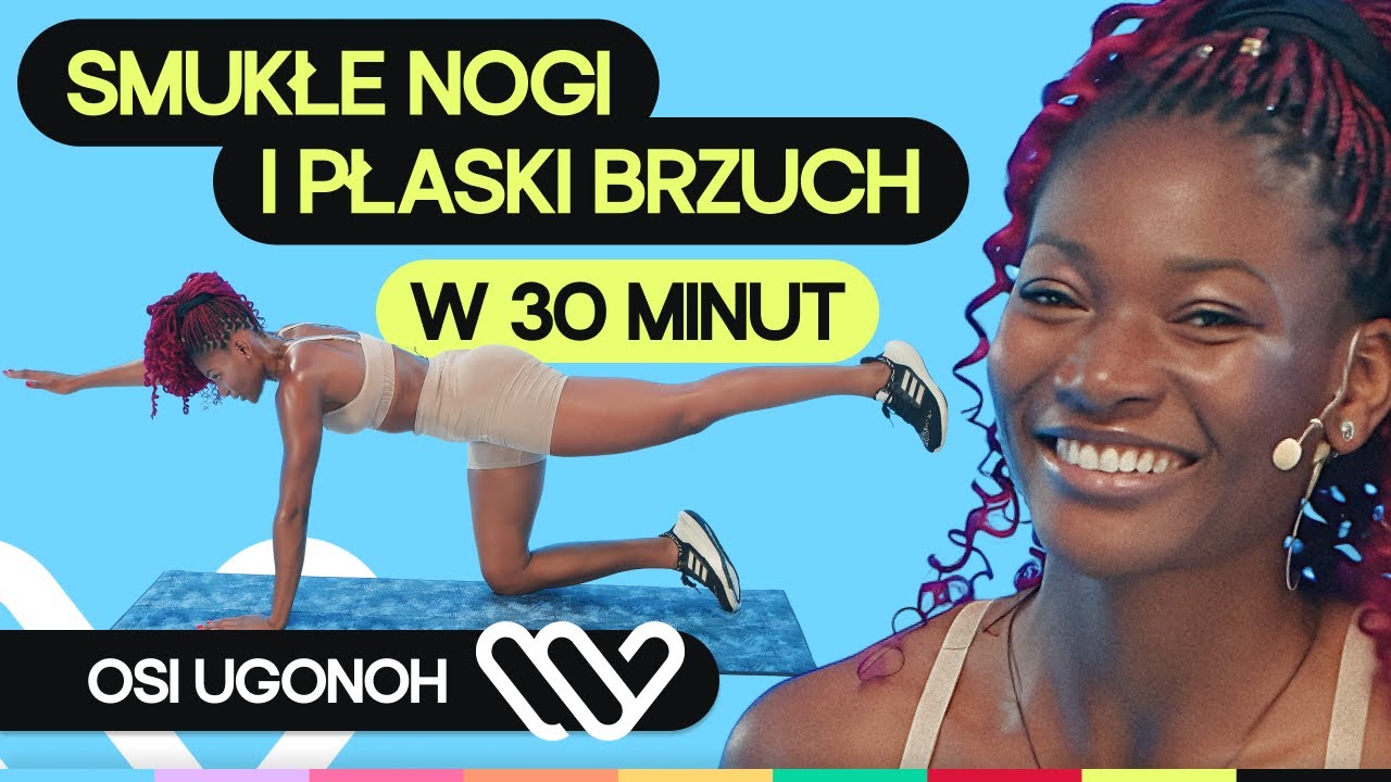 Trening na nogi i brzuch w 30 MINUT - smukłe nogi i płaski brzuch w domu | Well Be Fitness