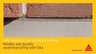Joint sealing in the building envelope