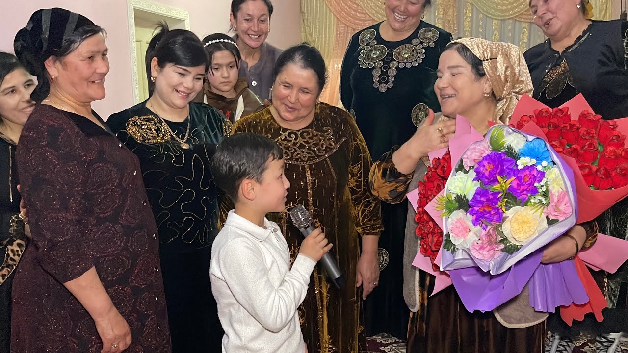 Gulbahor onajonimizni farzandlari tamonidan tabriklab bordik
