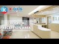 Xaxis interiors    hospital reception area  interiors