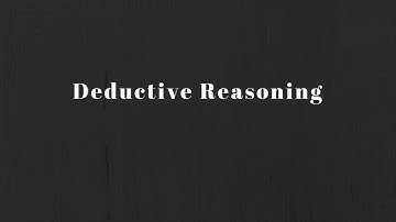 Math 20-2:  Deductive Reasoning