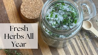 Salt Preserved Herbs