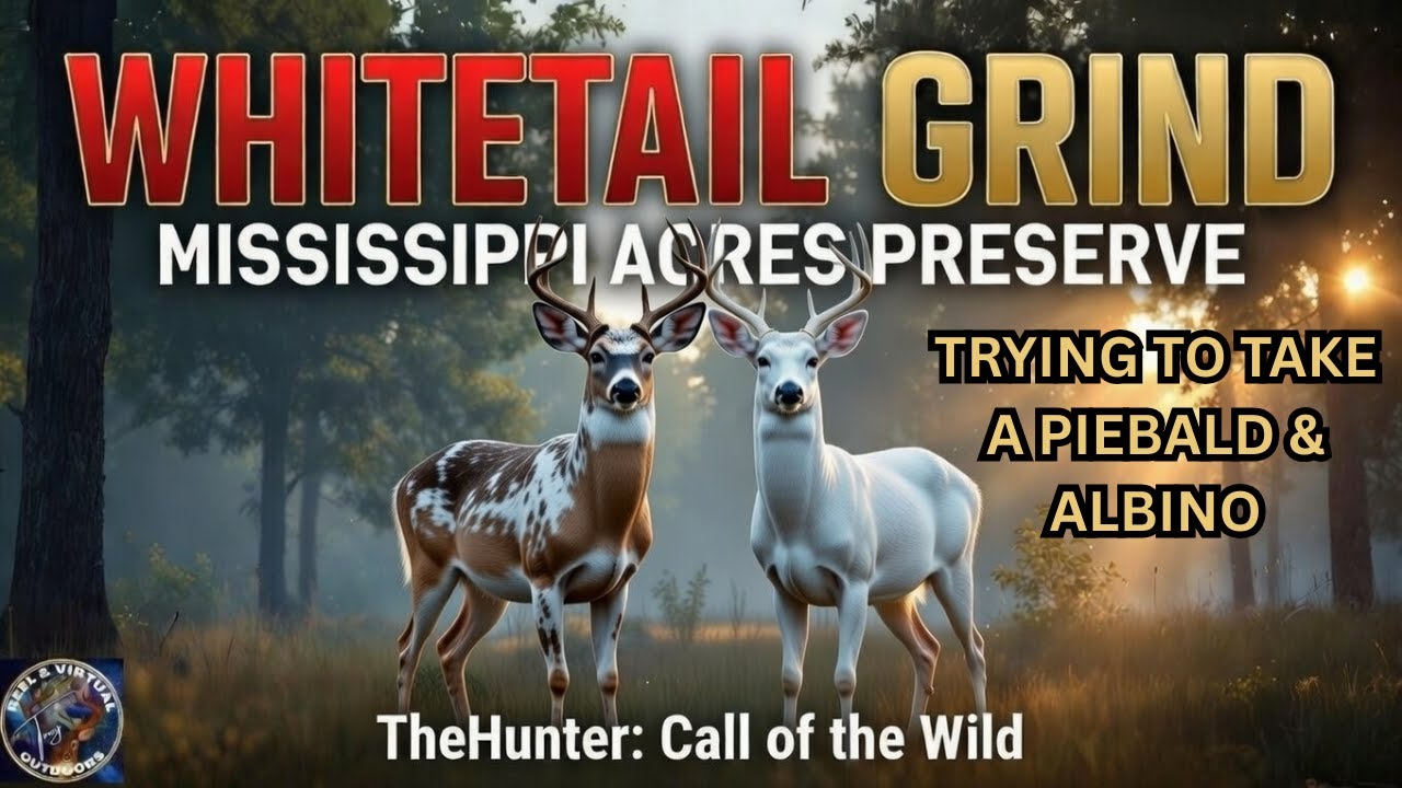 The Hunter COTW Whitetail grind with a Piebald & Albino