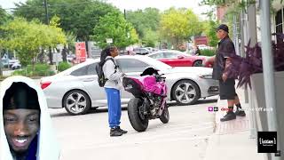 dMillionaire REACTION to Motorcycle Uber Prank | LEXXIAM