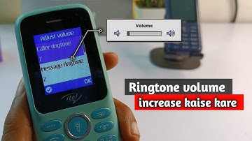how to increase volume in itel keypad phone || Itel keypad phone ringtone volume setting